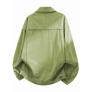 Nouvelle qualité de qualité supérieure fabricant personnalisé style vintage et vente en gros nouvelle veste en jean denim jaune au design court - Product Image 2