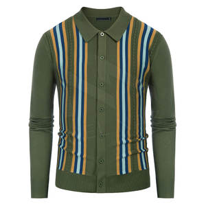 Venta caliente Diseño hecho a medida Slim Fit Hombres Sudadera Nueva Smart Manga larga Transpirable Algodón Tejido a mano con servicio OEM - Product Image 1