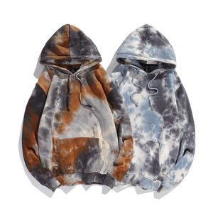 2025 vente en gros dernière qualité supérieure de sweat à capuche tie-dye unisexe personnalisé 100% coton éponge sweat à capuche hip-hop tie-dye sweat à capuche pour homme - Product Image 1