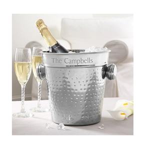 Seau à vin rond en acier inoxydable Offre Spéciale solide de qualité supérieure seau à vin en argent de haute qualité Style Unique baignoire à Champagne fantaisie - Product Image 2
