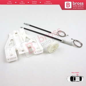 Kit de réparation de lève-vitre arrière droit BWR5067 pour A1 MK1 8X 2010-2019 5 portes Hatchback Sportback 8X4839462 - Product Image 6