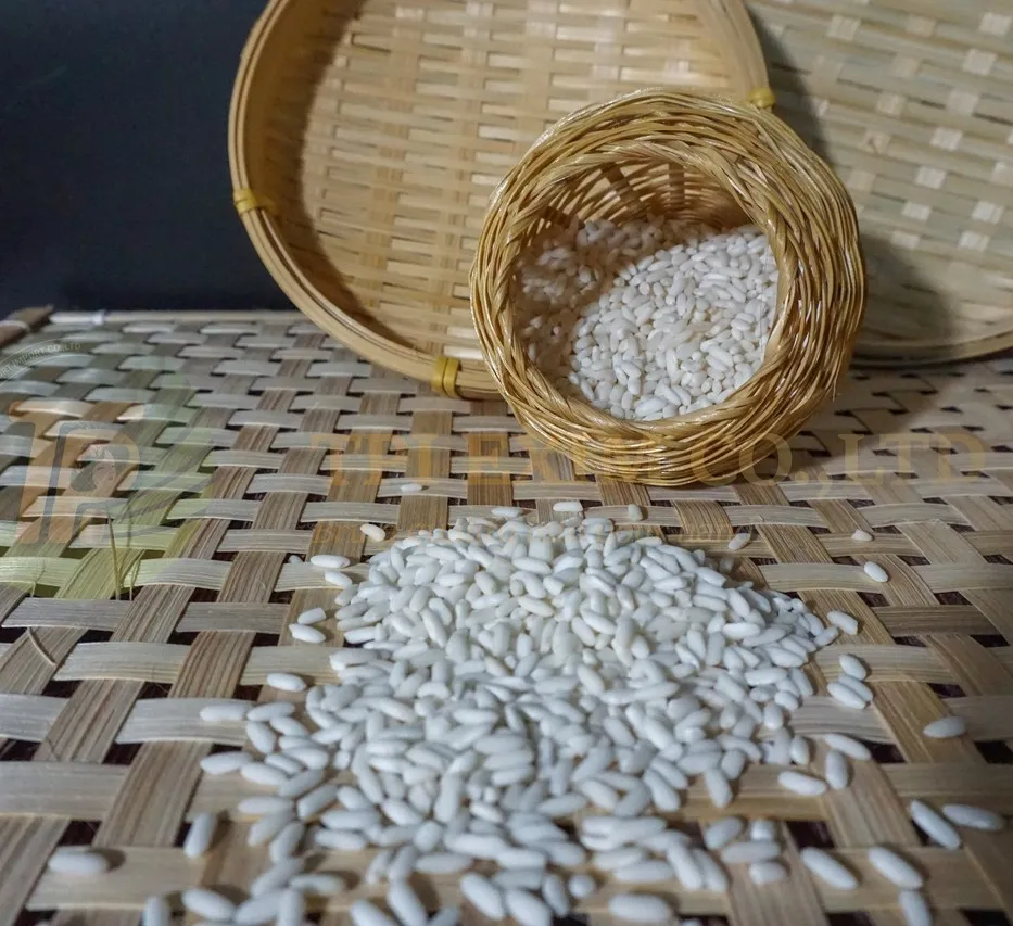 Riz vietnamien gluant à grain long blanc naturel de haute qualité en gros et logo personnalisé, emballage pour le client