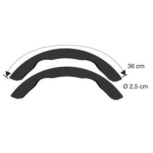 Housse de volant noire antidérapante - Product Image 1