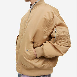 Nueva Llegada 2026, Chaqueta Bomber de Satén Personalizada de Invierno, Talla Grande para Hombre, Chaqueta Bomber 2026 al por Mayor - Product Image 2