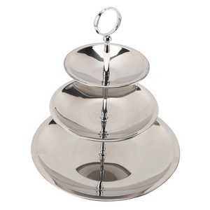 Soporte para tartas con logotipo personalizado de acero inoxidable para uso doméstico y hotelero, duradero, ecológico, Apto para lavavajillas, soporte para repostería de frutas, venta al por mayor - Product Image 2