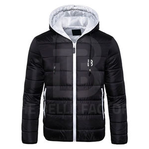 Chaqueta acolchada de invierno para hombre superventas lona personalizada de alta calidad con cuello levantado recién llegado servicio OEM - Product Image 3