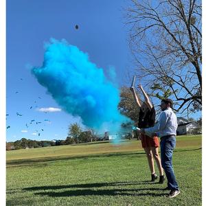 Handheld Color Powder <b>Confetti</b> Cannon | Non-Toxic Eco-Friendly Portable Color Blast | Party Gender Reveal Holi Outdoor Events - Product Image 1