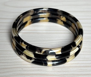 Brazaletes de cuerno de búfalo hechos a mano elegante Feng Shui decoración del hogar para fashionistas tallado estilo amor hueso - Product Image 6
