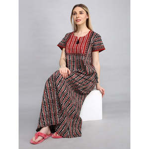 Robe de nuit longue à imprimé floral Evolve pour femme, style décontracté, douce et respirante en modal, taille unique et 3XL, offre ODM - Product Image 3