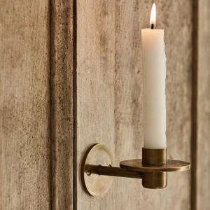 Nuevo mejor diseño elegante, gran oferta, portavelas de Metal Vintage, los mejores precios al por mayor, acabado dorado brillante para decoración del hogar - Product Image 2