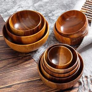 Tazón de Chocolate de Madera de Acacia Biodegradable y Ecológico Hecho a Mano Especial para Eid para Dulces y Frutos Secos - Product Image 2