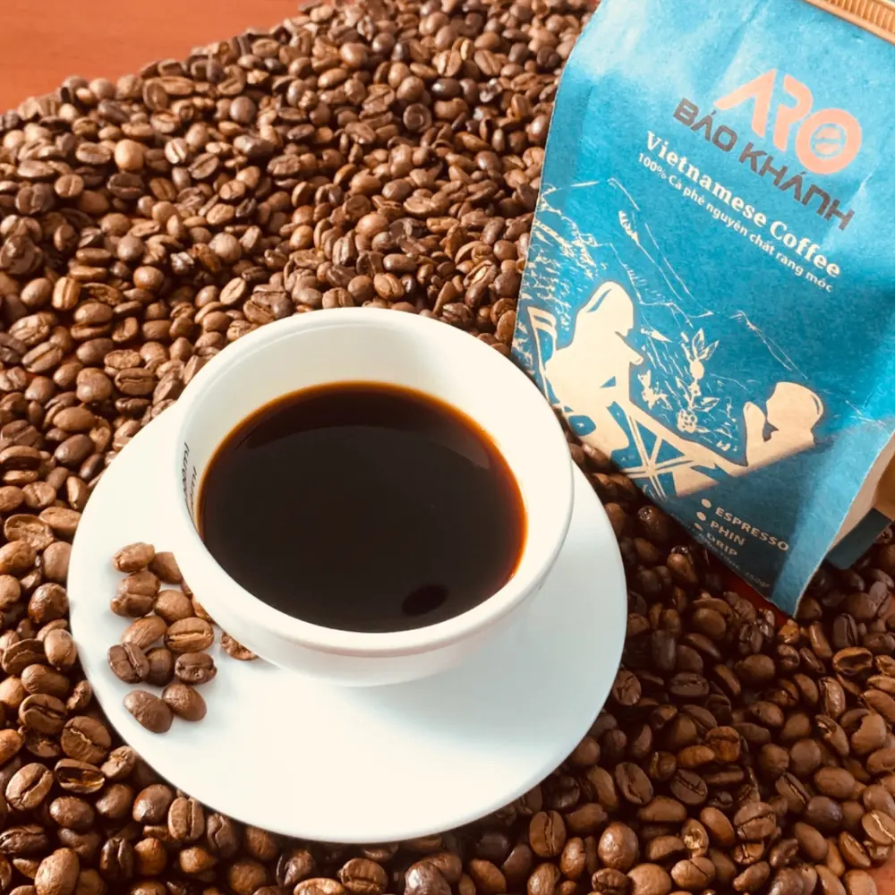 VIETNAMESE COFFEE Roasted ROBUSTA Honey S18 STRONG taste 100% OEM/ODM Direct Factory 1ton Rich Aroma Mellow Dark Chocolate