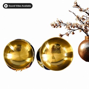 Cuenco tibetano japonés de cobre Orin, campana budista moderna para sonoterapia Zen, meditación, artesanía de templo con mazo - Product Image 1