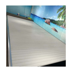 Cubierta de piscina de perfil de aluminio de fábrica fuente OEM cubierta de natación retráctil automática cubierta de piscina sobre el suelo - Product Image 6