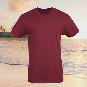 T-shirts pour hommes en mélange de coton à col rond, manches courtes, imprimés personnalisés, mélange de coton à 25% - Product Image 2