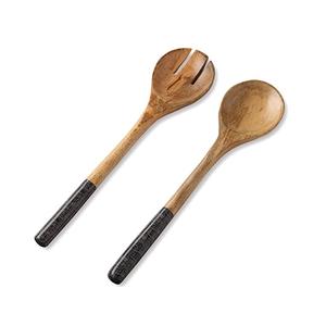 Juego de cubiertos de madera y resina de diseño moderno, venta al por mayor, juegos de Servicio de ensalada de madera, juegos de cubiertos de tamaño personalizado para el hogar - Product Image 5