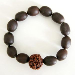 Rudraksh 165 piezas cuentas sueltas Mala genuino Himalayan meditación oración cuentas joyería - Product Image 5