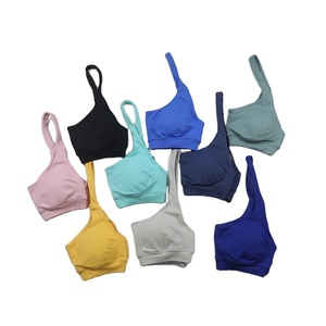 For Impact Sports Bra for Women Seamless Halter Neck Strap Sexy Open Back Padded Yoga Top Medium Support Gym Crop Four-Way - Product Image 6