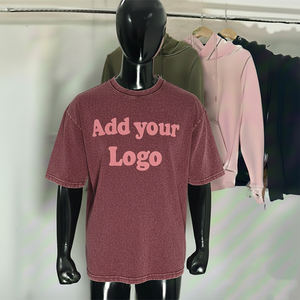 Camiseta de Algodón Premium para Hombre, Camiseta de Algodón Grueso con Estampado, Camiseta Unisex de Algodón - Product Image 6