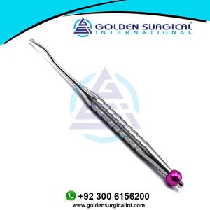 Élévateur dentaire en acier inoxydable poli, instrument dentaire PDL (proximateur radiculaire en angle mesial vers le bas) ELV-07 - Product Image 4