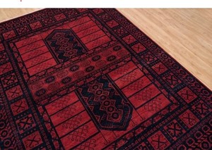 พรมปูพื้นขนสัตว์ทำมือพร้อมงานปักลายชนเผ่าพรมขนาด8x10ฟุตทำมือพรมสำหรับสวดมนต์ในห้องนั่งเล่น - Product Image 3