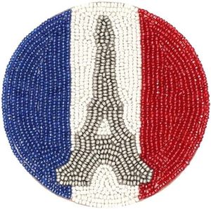 Latest Glass Beads Design Solid Color <b>Table</b> <b>Coaster</b> for Wedding Birthday Parties Banquets Decoration Beaded <b>Table</b> <b>Coaster</b> - Product Image 1