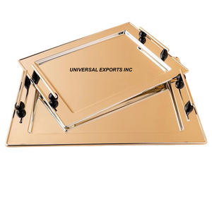 Metal Fancy <b>Chocolate</b> Tray Rectangle Shape Handmade <b>Chocolate</b> Platter <b>Wedding</b> Decorative Fancy <b>Chocolate</b> Tray - Product Image 1