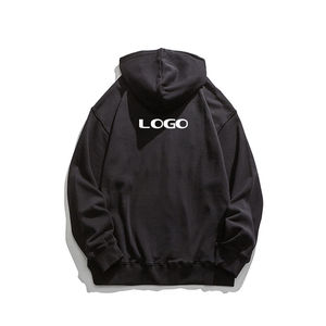 Sudadera con Capucha para Hombre, Estampado 3D, 100% Algodón, Gruesa, Sudadera de Invierno, Logotipo Frontal, Servicio OEM - Product Image 2