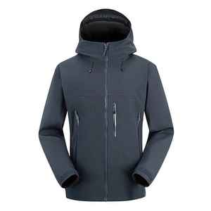 2024 Sudadera con capucha de alta calidad 100% algodón Sudadera con capucha suave y limpia para hombres Sudadera con cremallera completa - Product Image 3