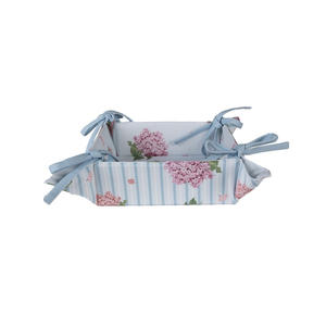 Indian Manufacturer Eco-Friendly Sustainable New Floral Design Printed Cotton <b>Bread</b> <b>Basket</b> - Product Image 4