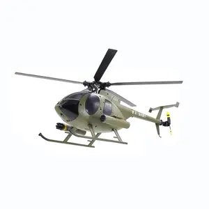C189 1/28比例MD500塑料模型遥控时代鸟遥控直升机6CH 6轴2.4千兆赫遥控直升机遥控飞机玩具