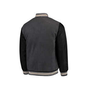 Custom Varsity Jacket Mujeres Estilo de béisbol High School Letterman Jacket OEM ODM Mujeres Crop Bomber Jacket Fabricante - Product Image 3