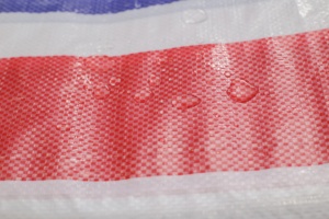 Million Color Striped PE Tarpaulin Finished Goods Red <strong>Blue</strong> White Thickened Design Virgin <strong>Material</strong> - Product Image 2