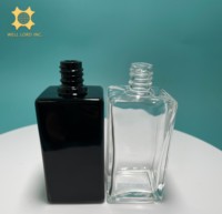 Flacon de parfum cosmétique en verre 100 ml, sérigraphie, bouchon à vis, col en aluminium, atomiseur vintage modèle BA1605 TW, prêt à être expédié