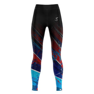 Seamless Breathable Women's Yoga <b>Leggings</b> Elastic Waist Smooth Finish High Waist Print Design Polyester/<b>Nylon</b> Material for - Product Image 1