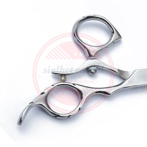 Mango giratorio para corte de pelo de peluquero profesional, tijeras de hoja de afeitar, mango giratorio personalizado de alta calidad - Product Image 3