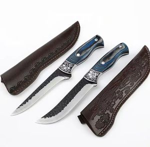 Couteau de chasse en acier inoxydable avec manche en plastique et lame noire pour le camping, utilisation multifonctionnelle en extérieur, OEM - Product Image 3