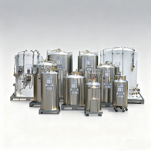 Прочный криогенный сосуд высокого давления из нержавеющей стали для промышленного применения (для жидкого кислорода, жидкого нефтяного газа) - Product Image 2