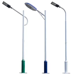 Ornement de rue extérieur moderne, nouveau design, lampadaires en fonte de luxe, poteaux d'éclairage décoratifs en <span class=keywords><strong>fer</strong></span> <span class=keywords><strong>forgé</strong></span> - Product Image 1