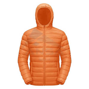 Chaqueta deportiva ligera con capucha para hombre, Abrigo acolchado resistente al agua con aislamiento, Camping, senderismo, viajes, suministro de fábrica OEM - Product Image 1
