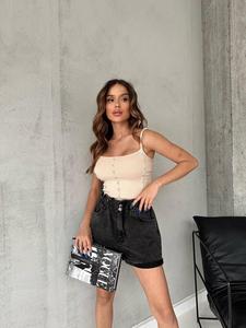 Moda señoras camisetas sin mangas nueva ropa de moda 2024 verano mujeres Tops Casual sin mangas mujer ropa Beige - Product Image 3