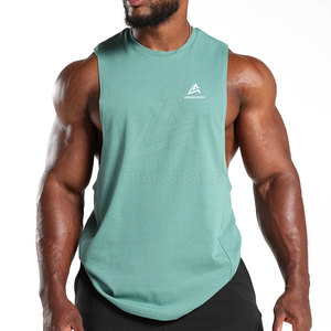 2023 hommes sans manches entraînement débardeur décontracté musculation Fitness vêtements de sport Muscle débardeurs - Product Image 1