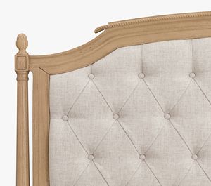 Giường Gỗ Tếch Vua Kích thước nền tảng GIƯỜNG KHUNG đồ nội thất phòng ngủ Set-Upholstery hiện đại nội thất phòng ngủ - Product Image 4
