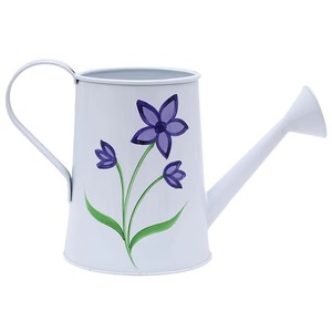 ถังรดน้ำโลหะรางน้ำยาวสีขาว - Product Image 1