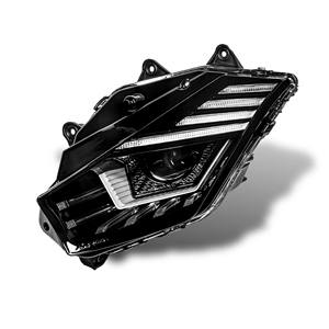 Feux diurnes à œil de démon blanc naturel haute performance avec fonction de bienvenue pour les motos - Product Image 1