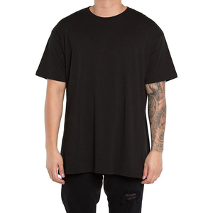Mens 100%cotton Round <b>Collar</b> <b>T</b>-<b>shirt</b> Custom Print Sports <b>t</b> <b>Shirt</b> High Quality OEM New Loose Long <b>T</b>-<b>shirt</b> 100% Cotton Custom - Product Image 4