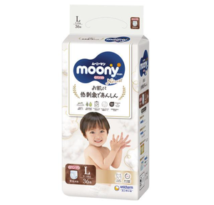 Pañales Bebé Unicharm Moony Pants L 36 Piezas Pañales Venta Al Por Mayor Japón 2025 - Product Image 1