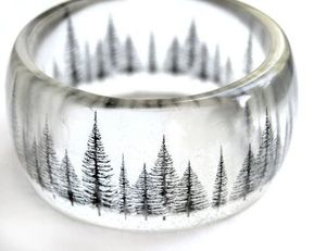 PRODUITS BIJOUX MODE BRACELETS & BANGLES FASHION bangle Trendy Large Big Exaggerated Bangle Multiple Color Acrylique Resin - Product Image 5