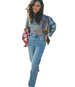 Calidad de exportación al por mayor, precio barato, pantalones vaqueros personalizables de pierna recta, pantalones vaqueros ajustados, pantalones vaqueros de mujer, lavado de exportación - Product Image 6