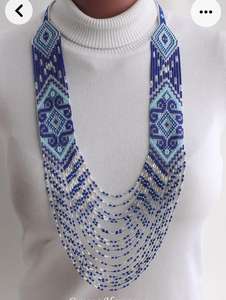 Vente chaude Unique Élégant Perles Personnalisées À La Main Collier Bijoux À La Mode Costume Artificielle Écologique Fabrication articles - Product Image 5